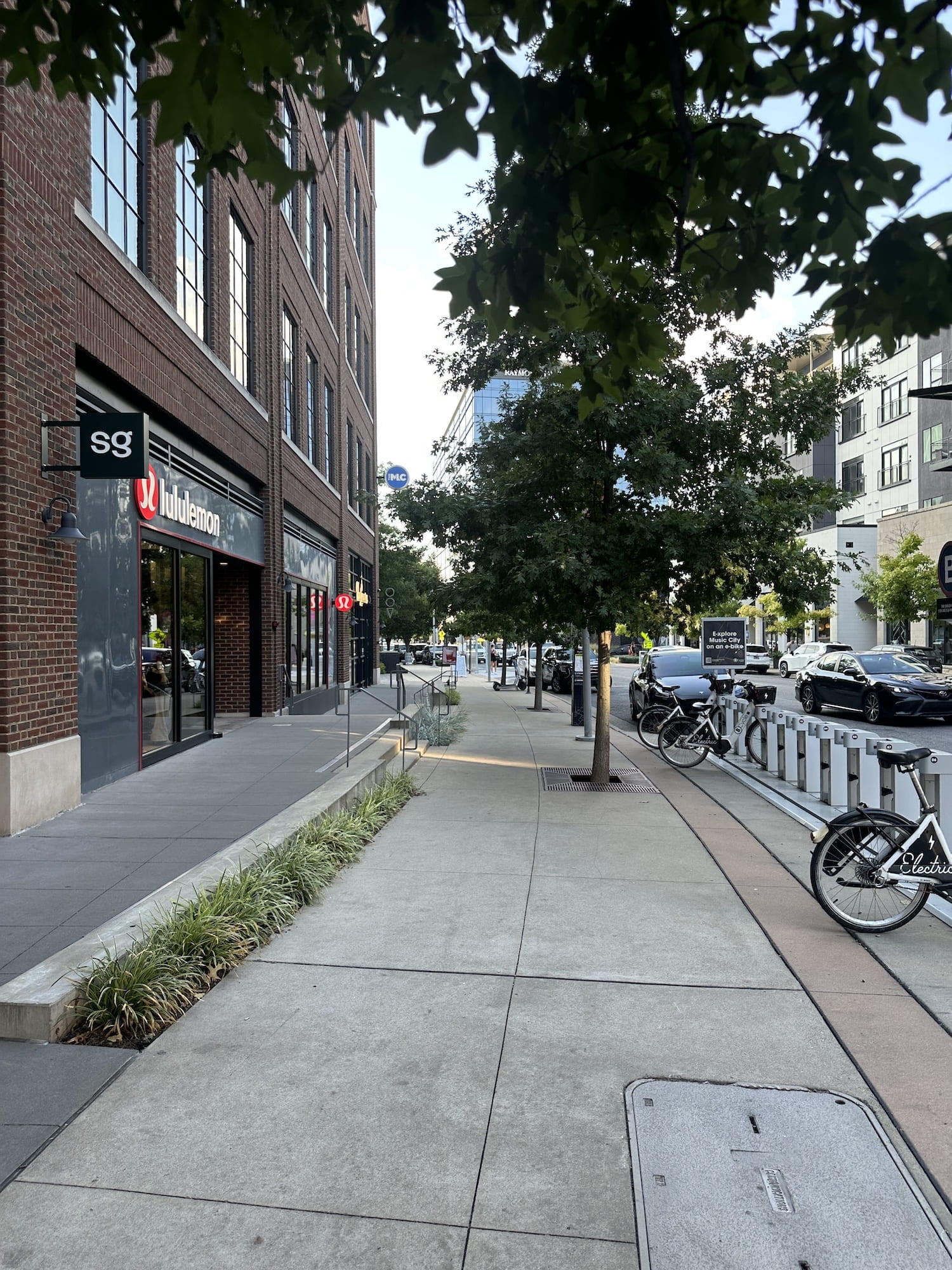 Walking on the sidewalks of the Gulch