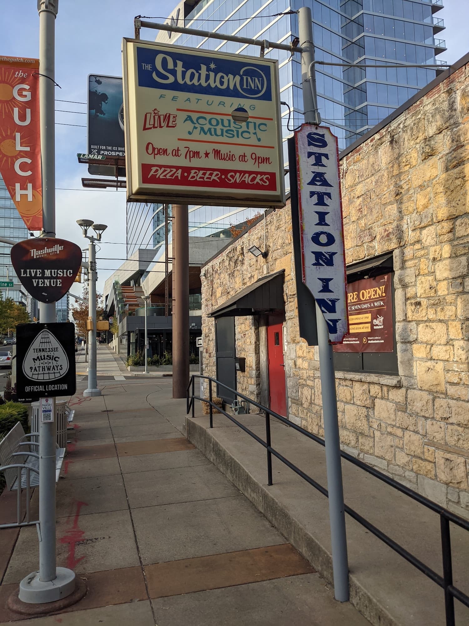 Outside the Station Inn