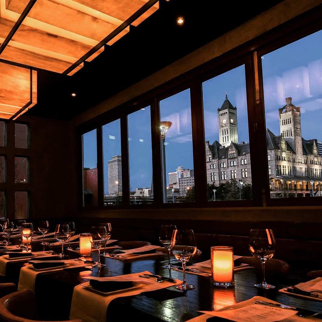 Kayne Prime interior view with Union Station out the window