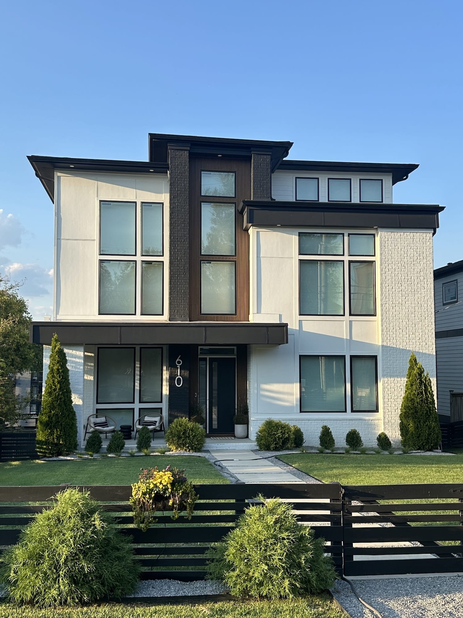 A modern two story home in Nashville