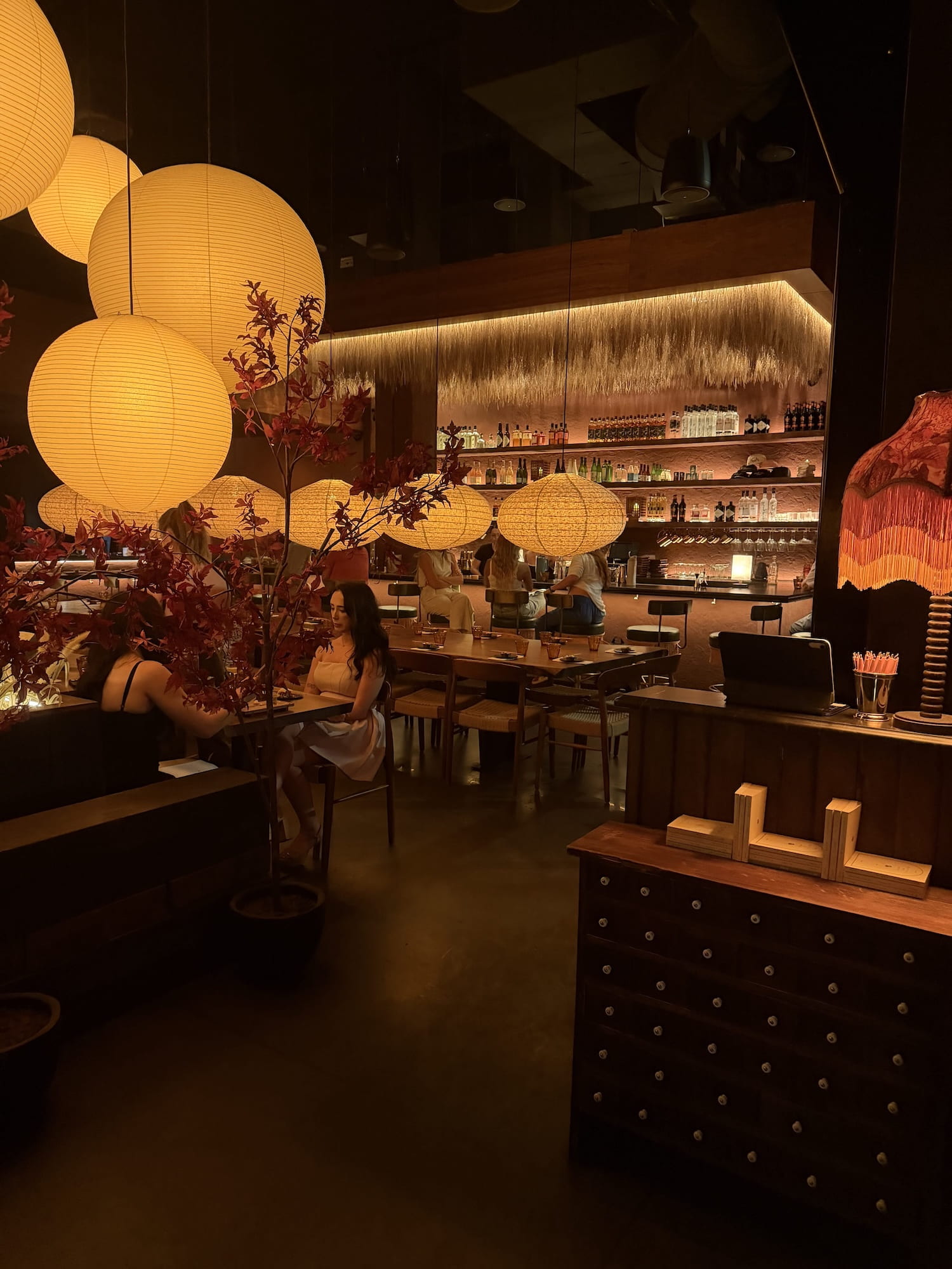 Sushi Row's interior