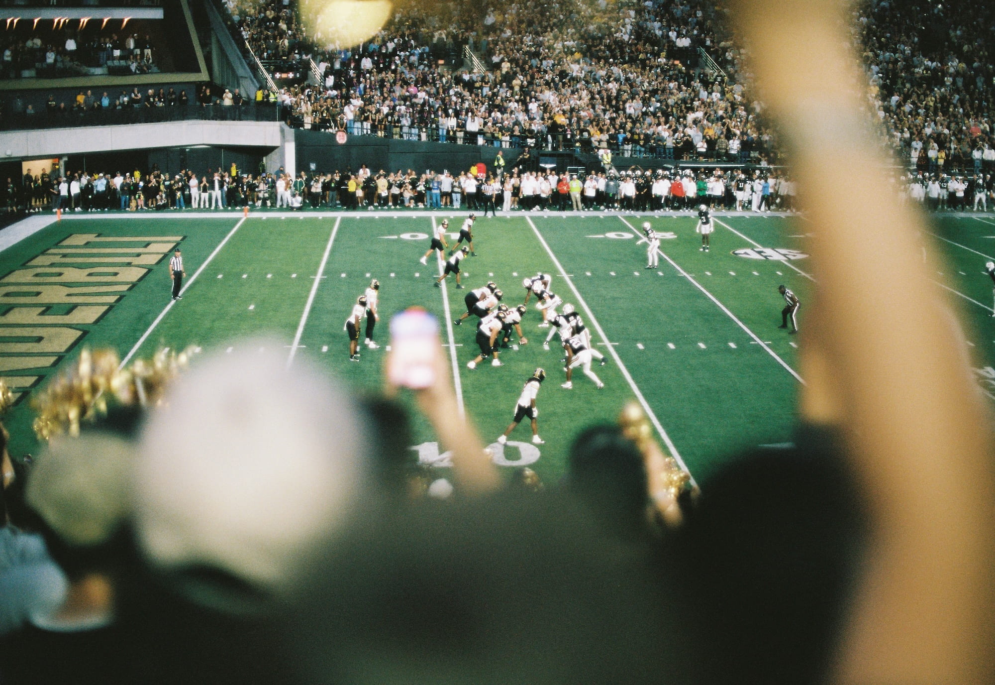 At a Vanderbilt football game