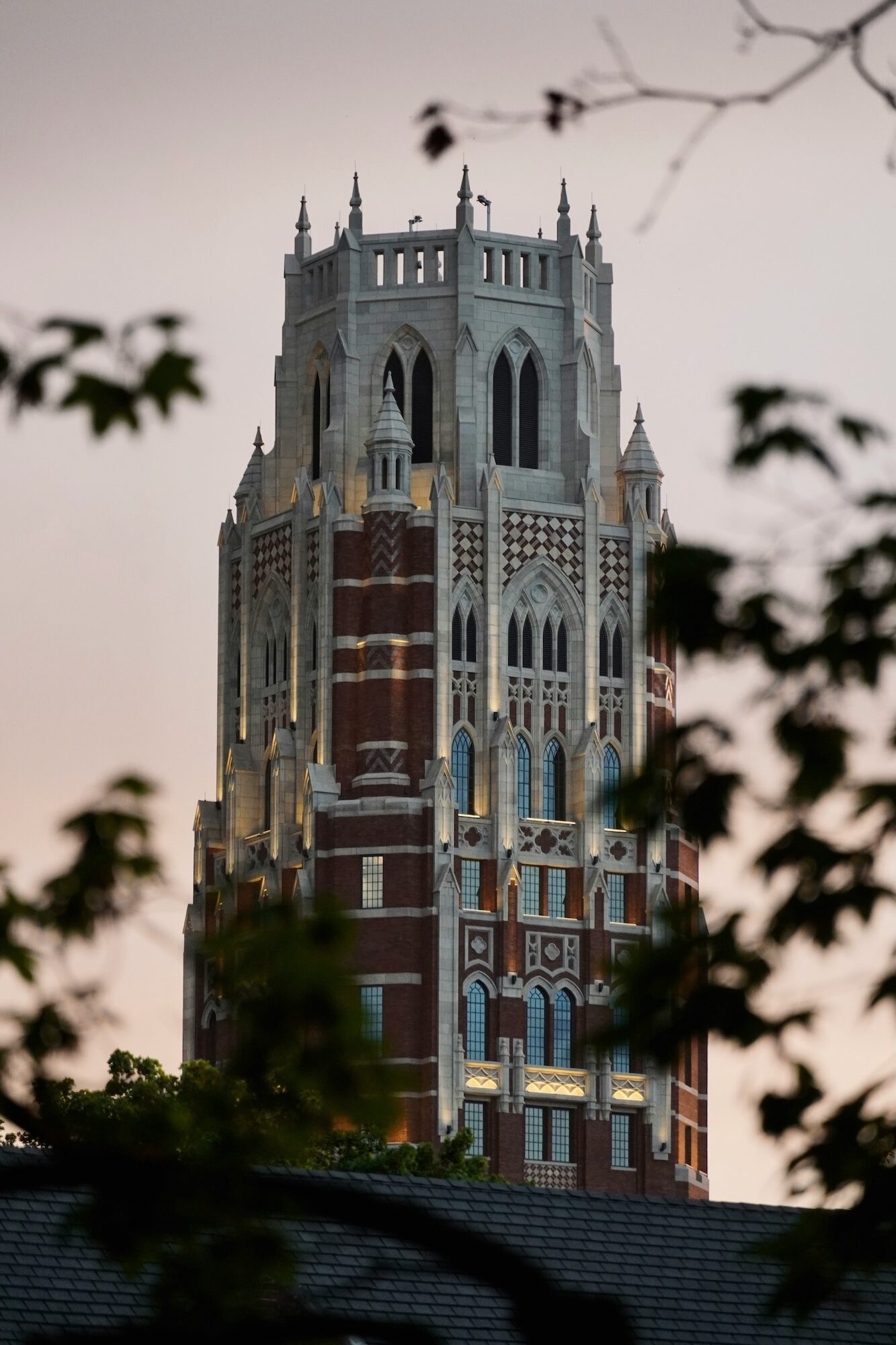Vanderbilt Tower at dusk