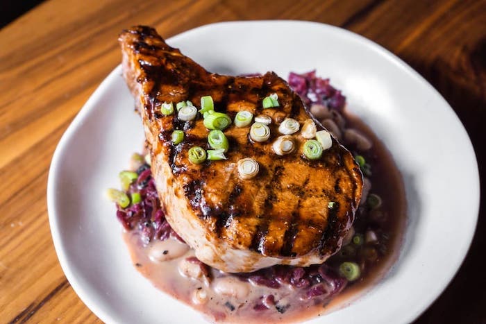 A pork chop dish