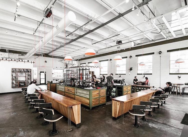 Barista Parlor interior wide angle