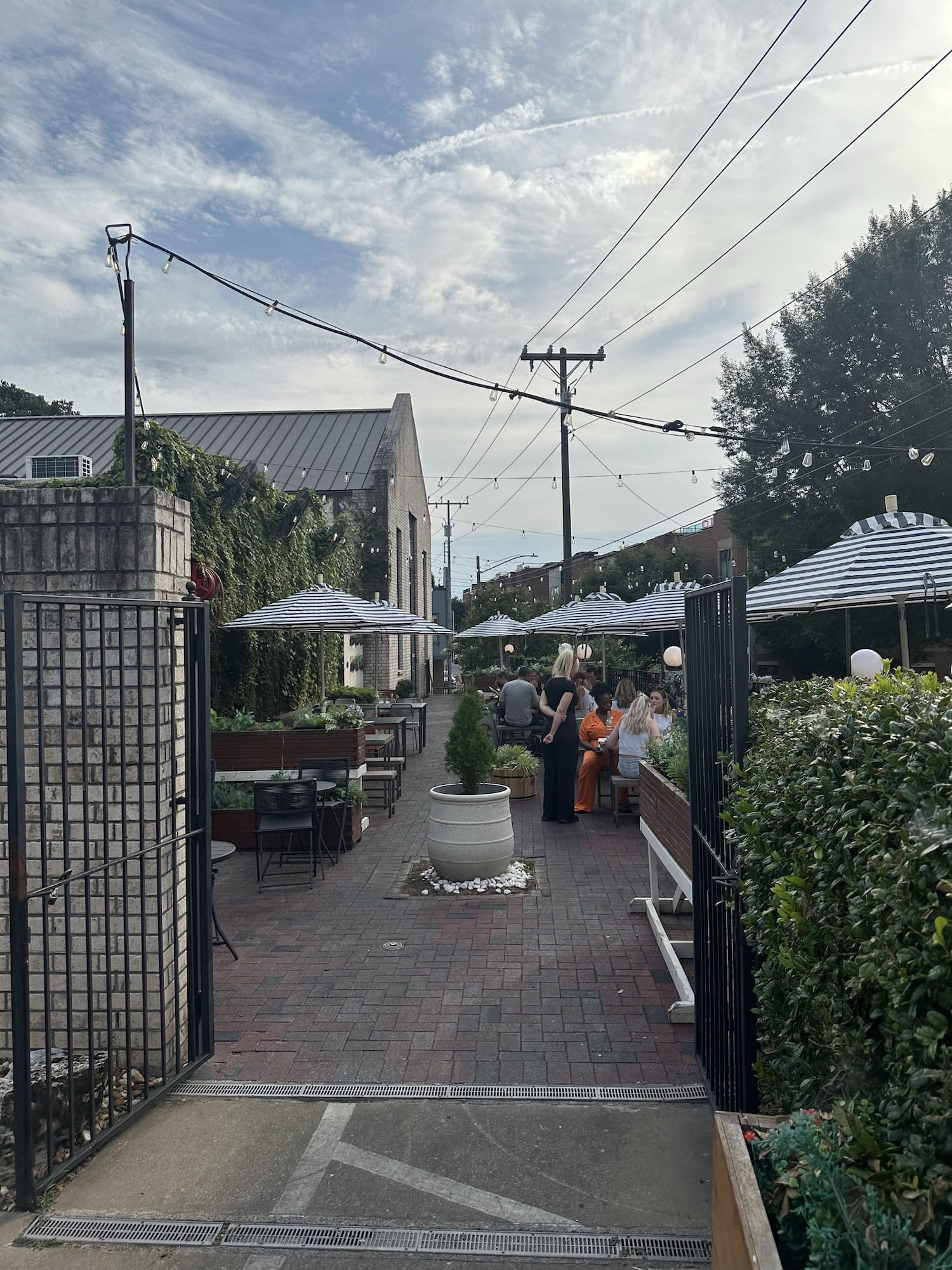 Butchertown Hall's patio