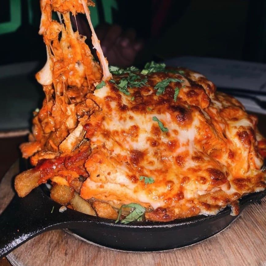 Chauhan's cheesy fries