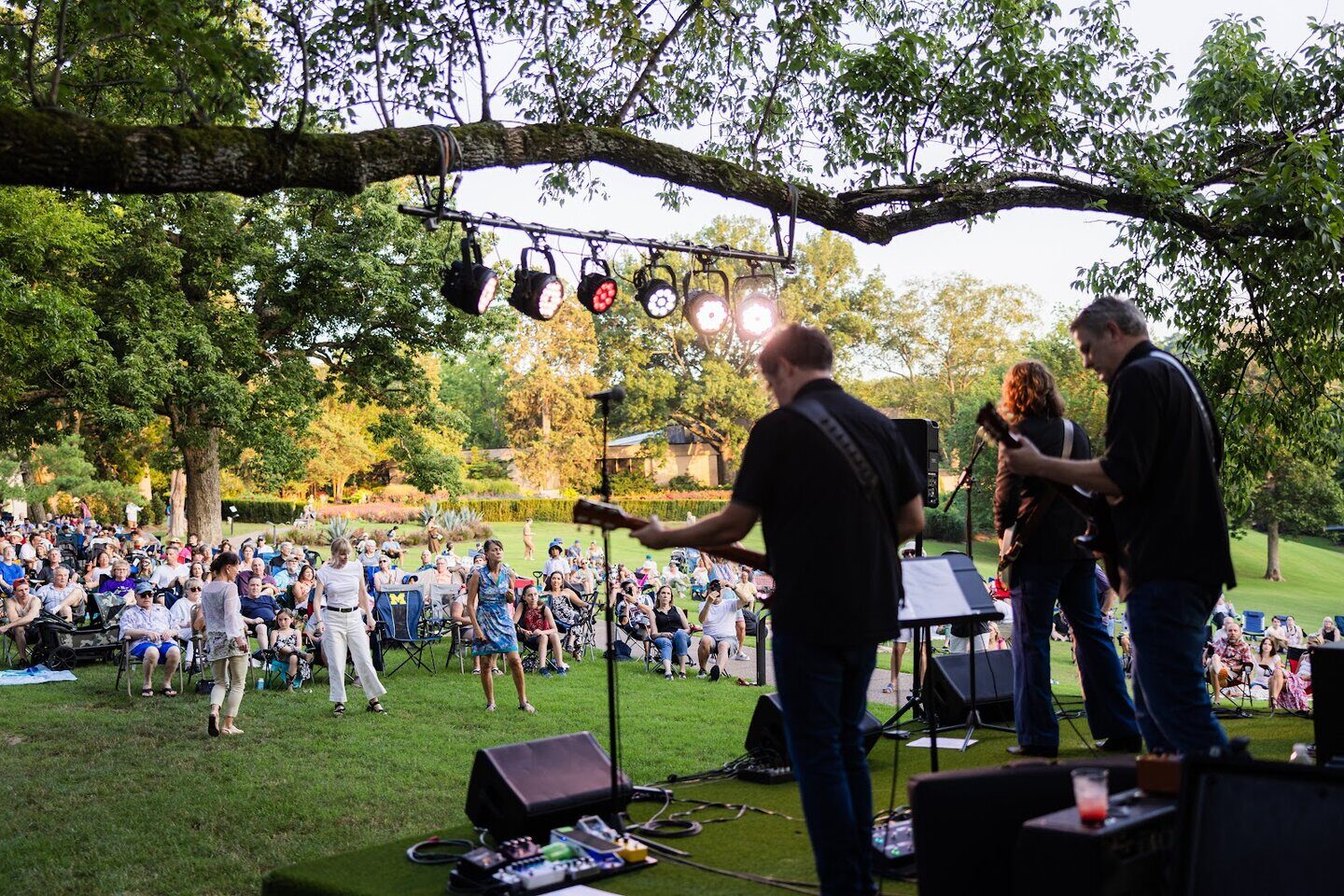 A concert in the grass at Cheekwood