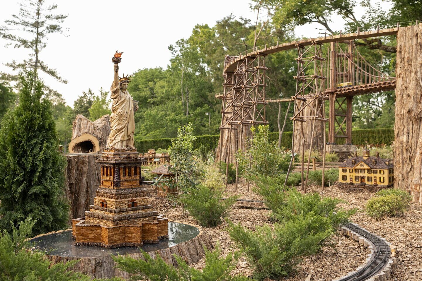 An amazing train installation at Cheekwood
