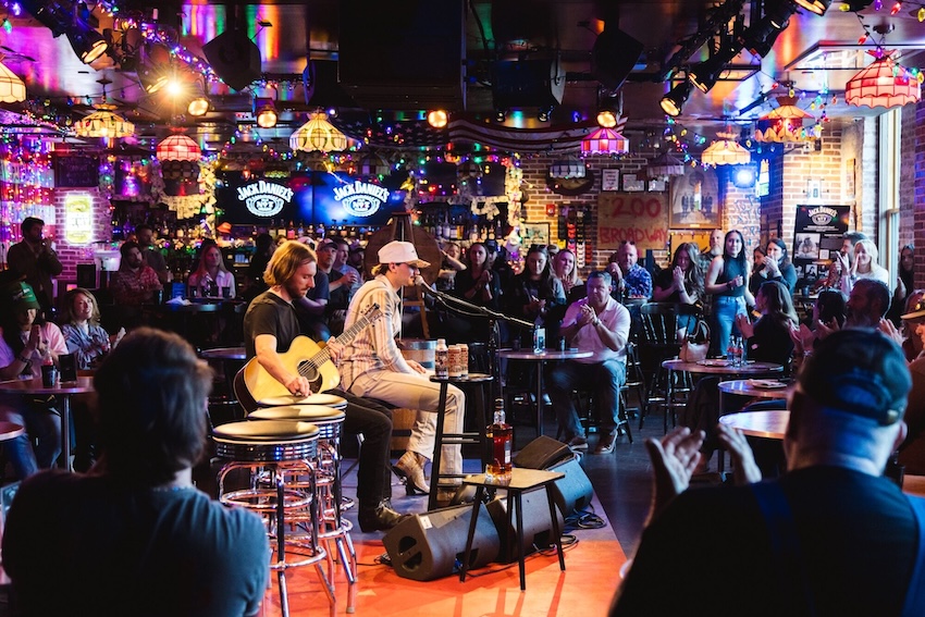 A performance at Friendly Shadows inside Chiefs