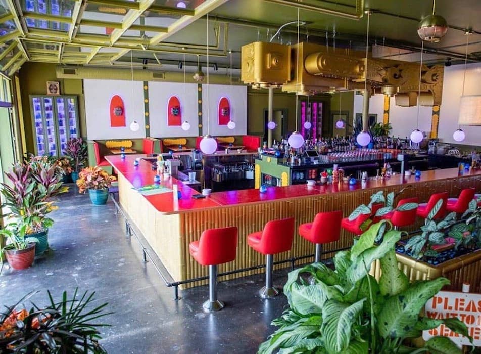 Chopper Tiki Bar's interior