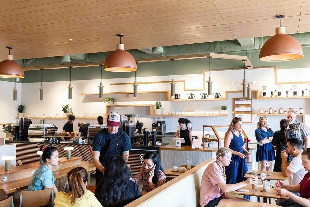 People at Crema in Brentwood