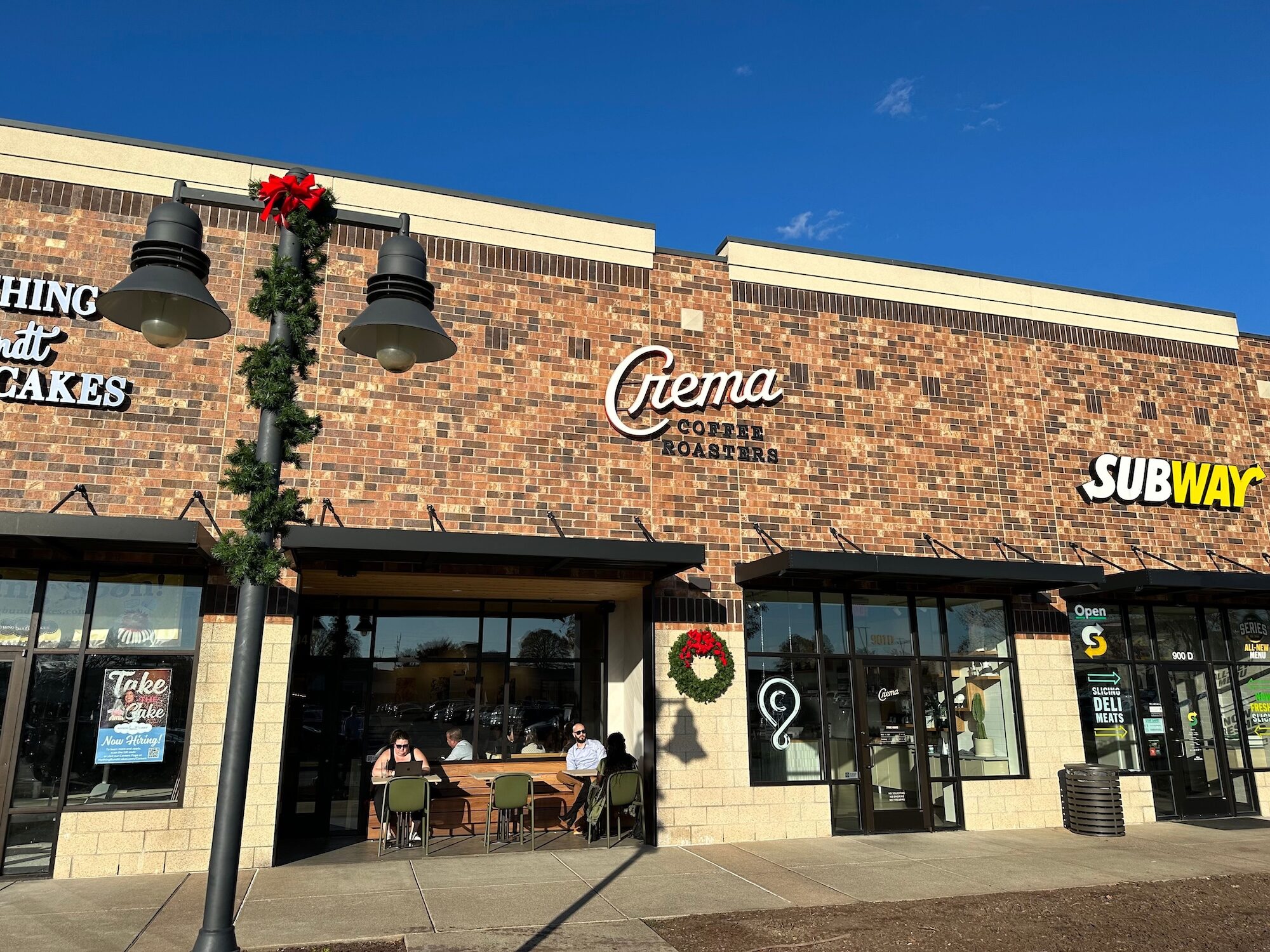 Outside Crema's Brentwood location