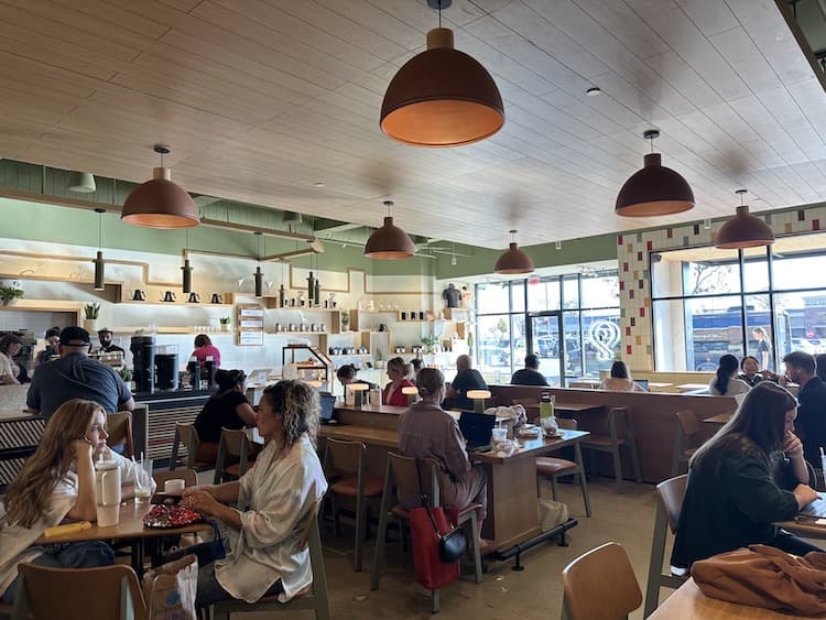 Inside Crema's Brentwood location