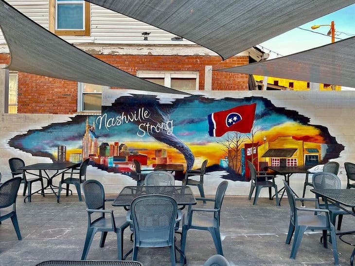 Edley's East Nashville strong mural