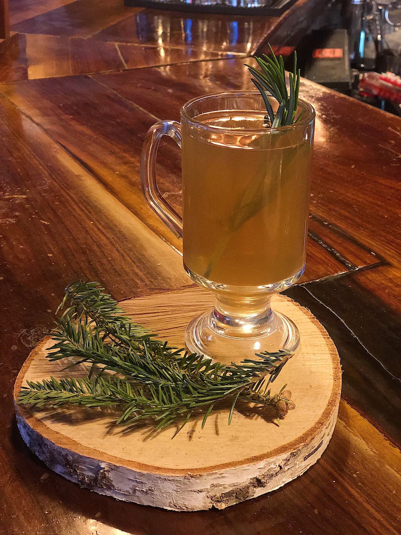 A holiday cocktail
