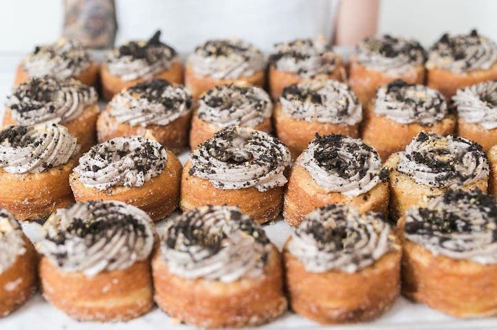 Cookies and cream donuts