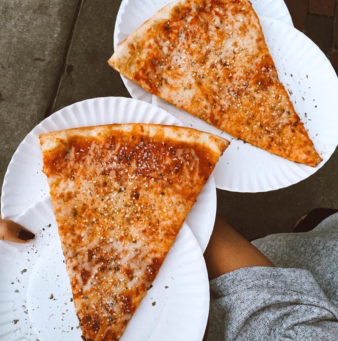 Five Points Pizza two cheese slices