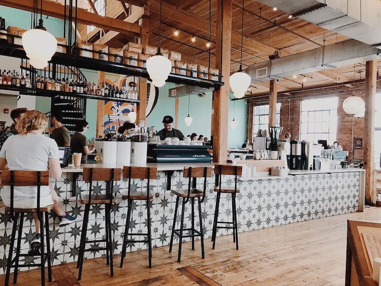 Frothy Monkey beautiful interior