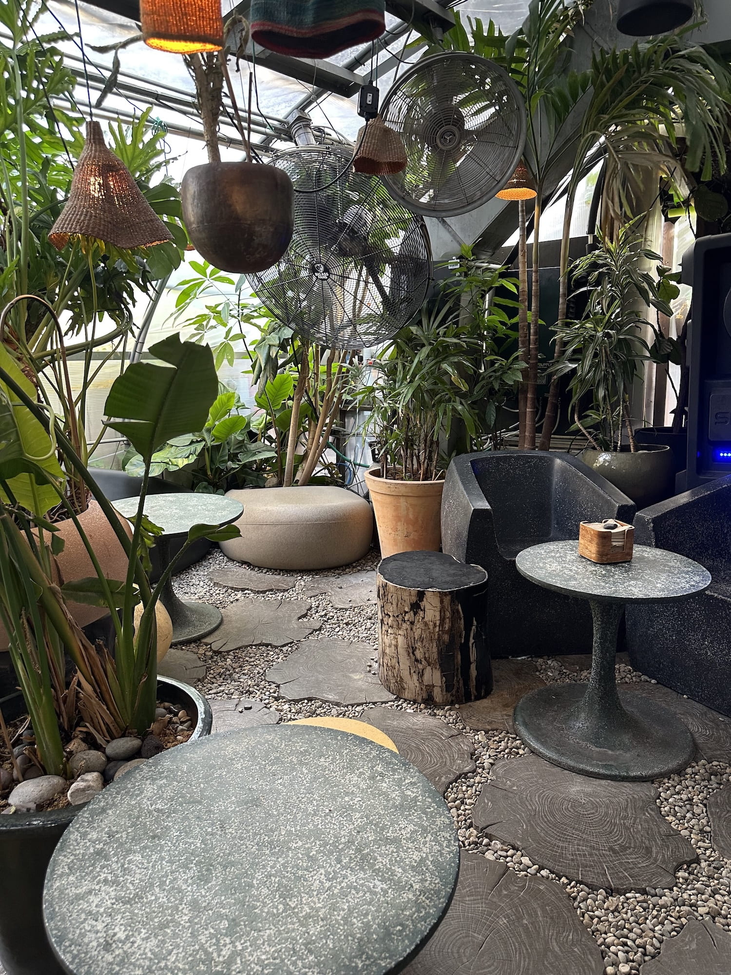 Greenhouse Bar inside seating area