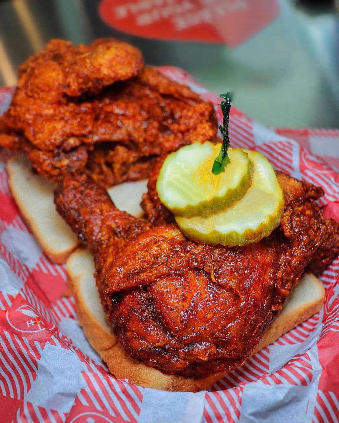 Hattie B's orange chicken