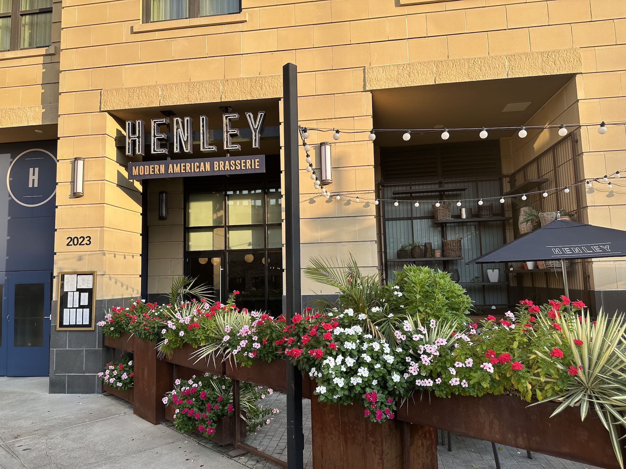 Outside of Henley in Midtown Nashville