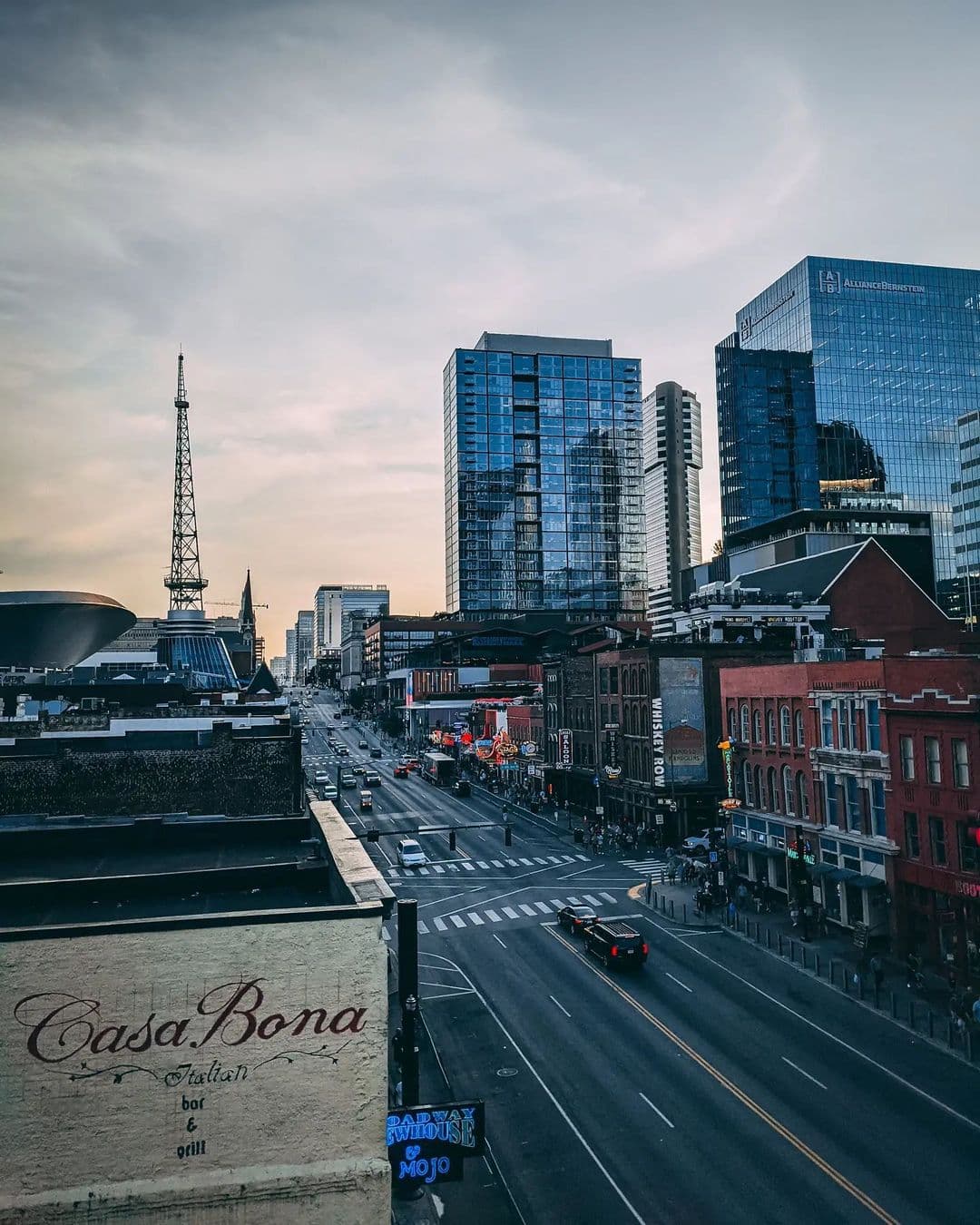 The rooftop view at Jason Aldeans