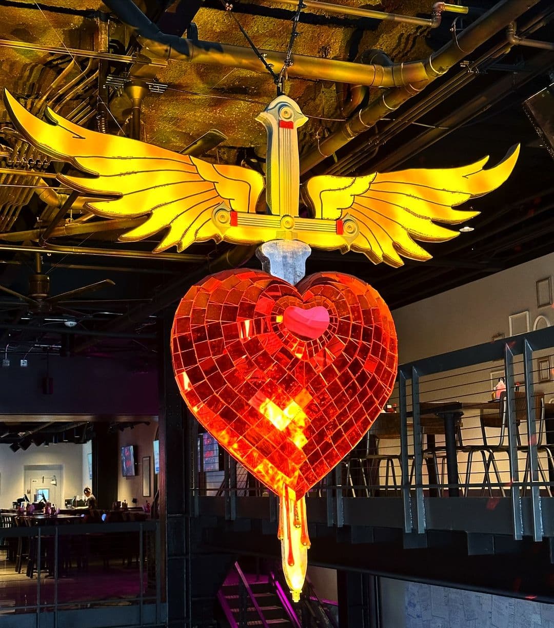 Bon Jovi's heart and sword artwork