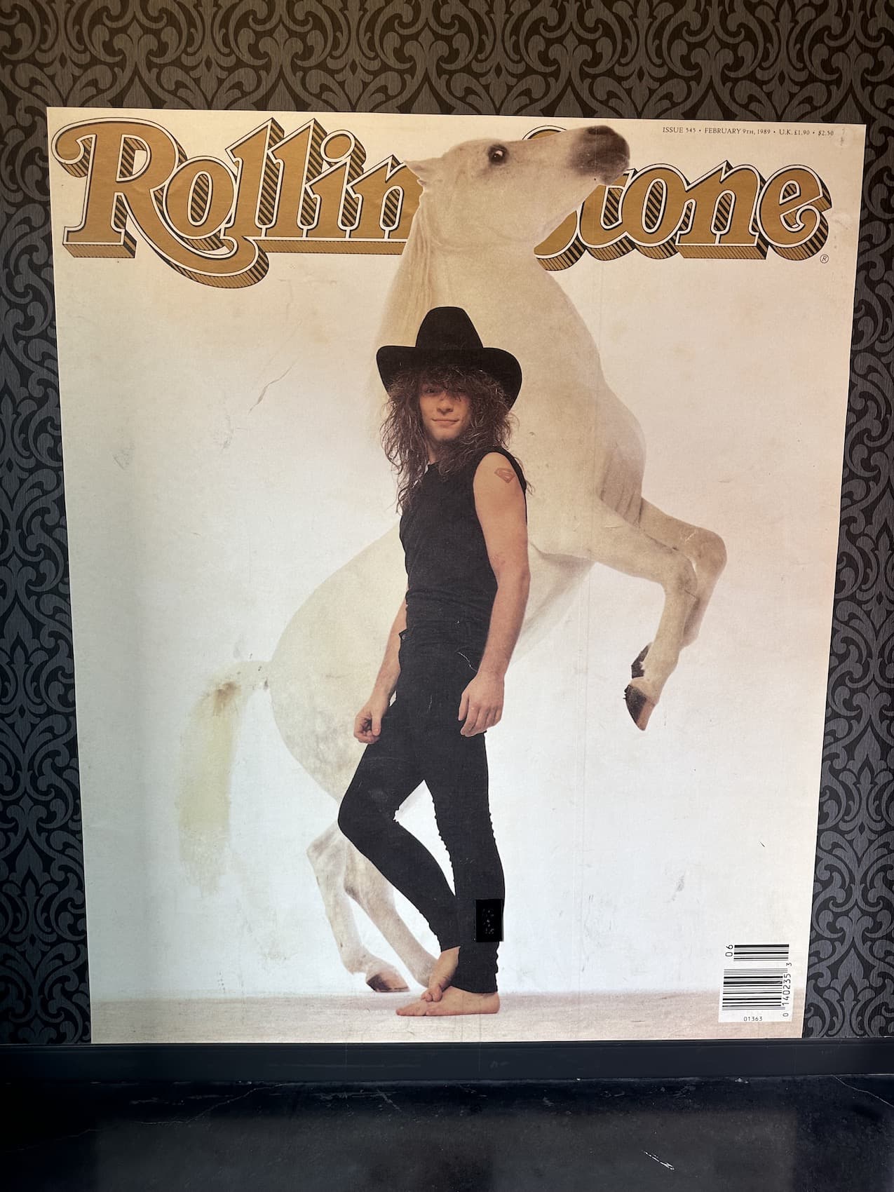 Jon Bon Jovi on a Rolling Stone cover