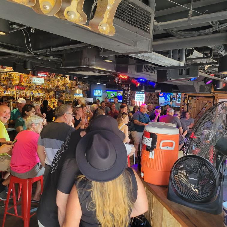 People inside Redneck Riviera