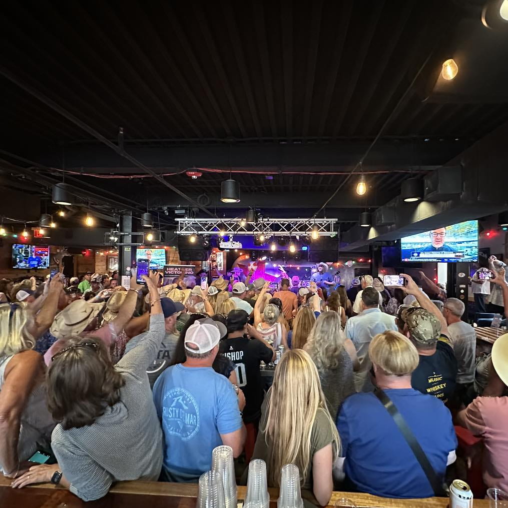 A busy day at a bar in Nashville