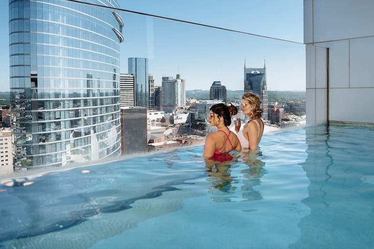 L27 pool with an amazing view