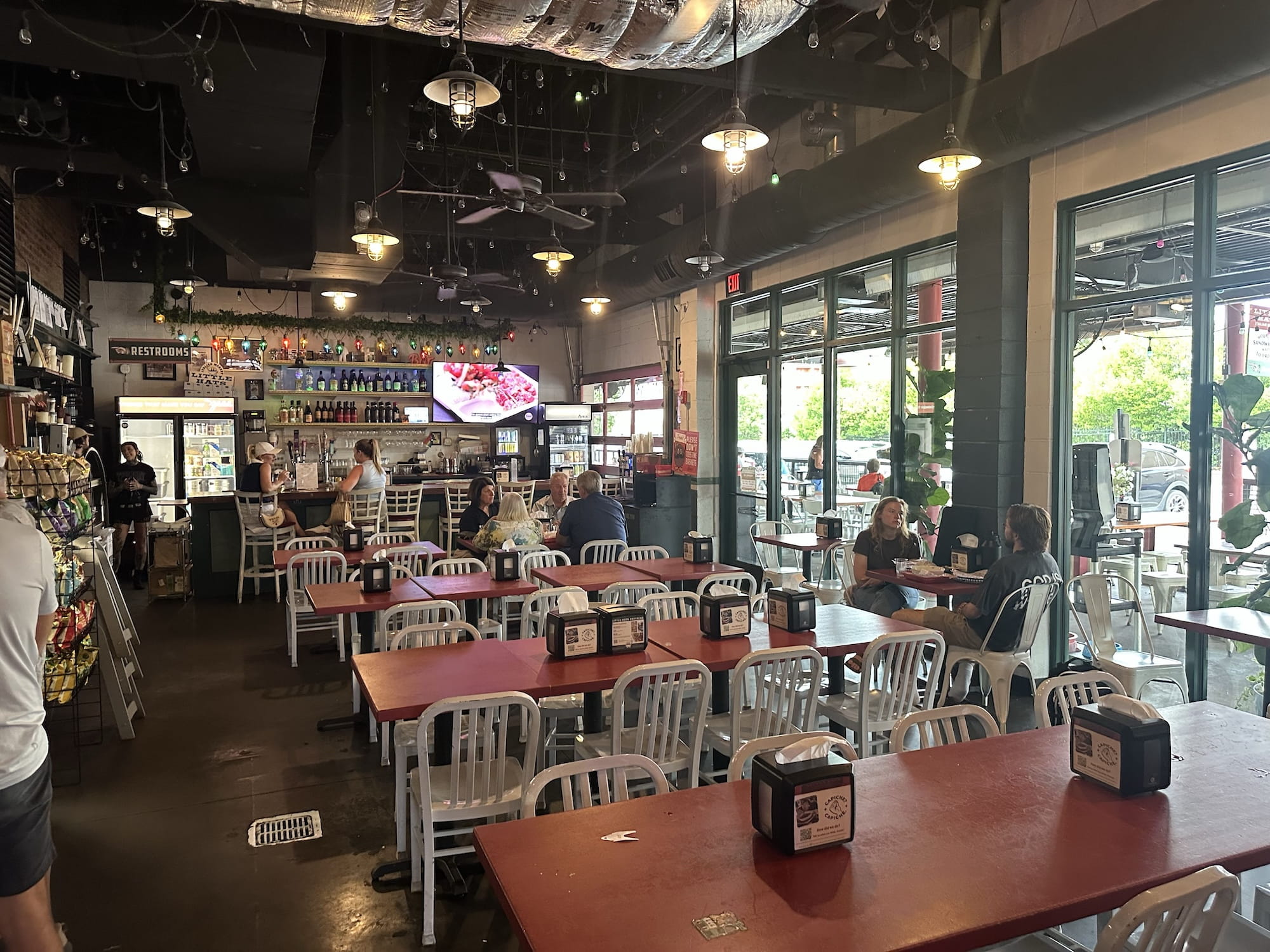 Tables inside Little Hats
