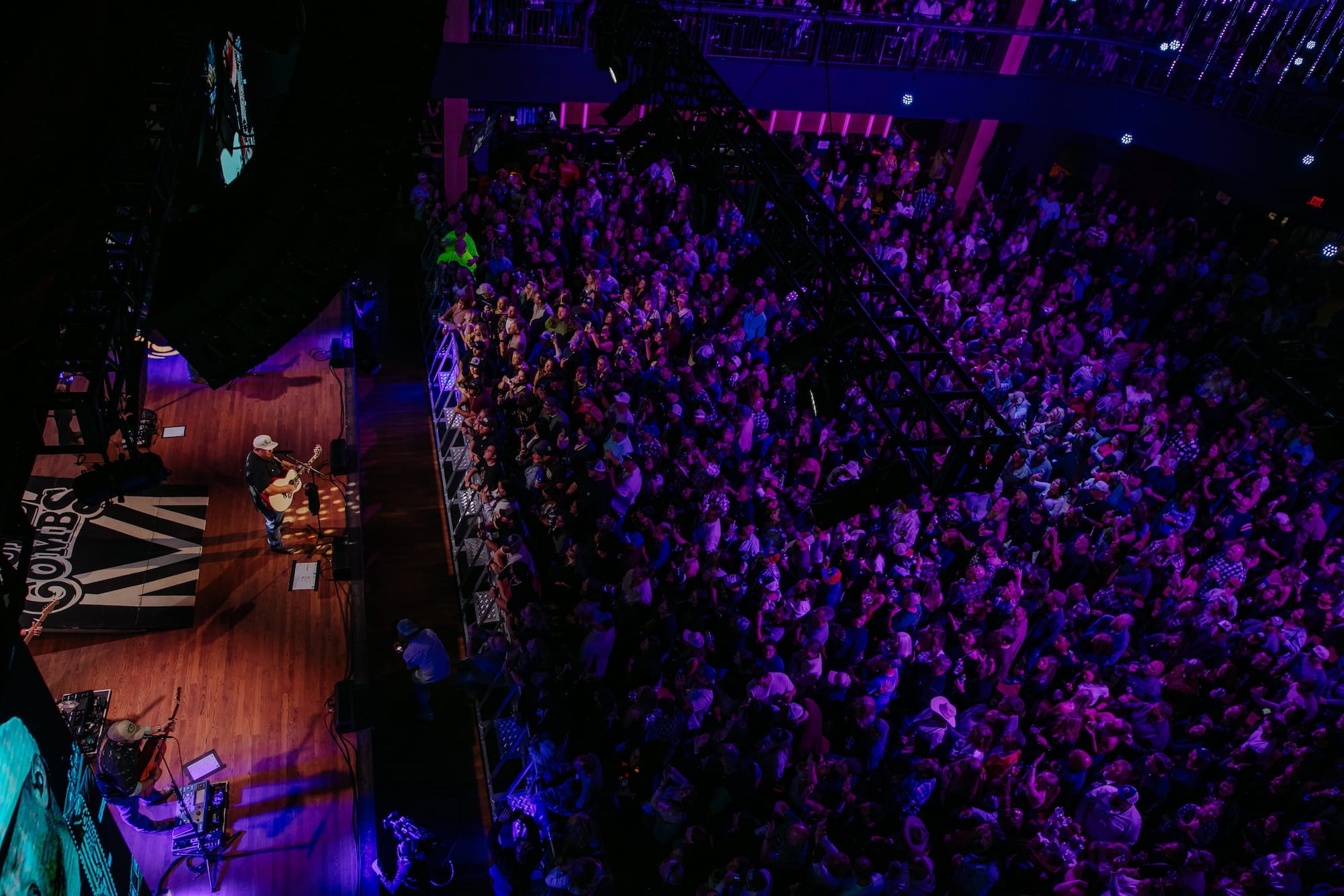 Overhead shot of crowd at Category 10
