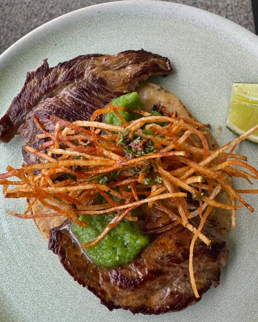 A plate of food at Maiz De La Vida