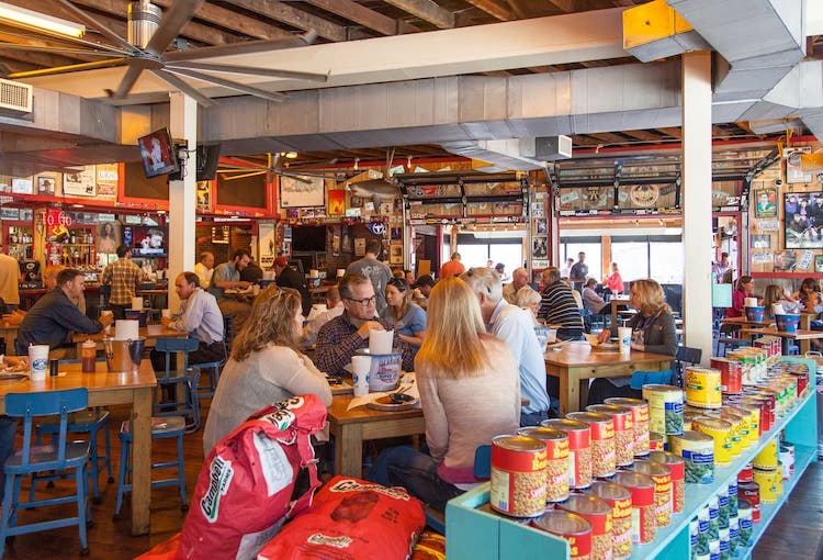Inside Martin's Belmont location