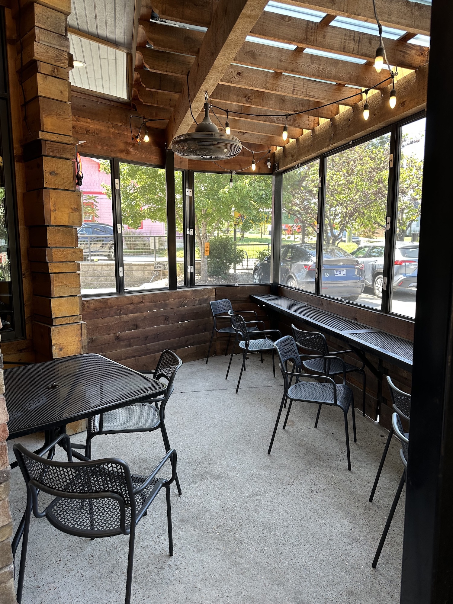 Mitchell Deli's patio