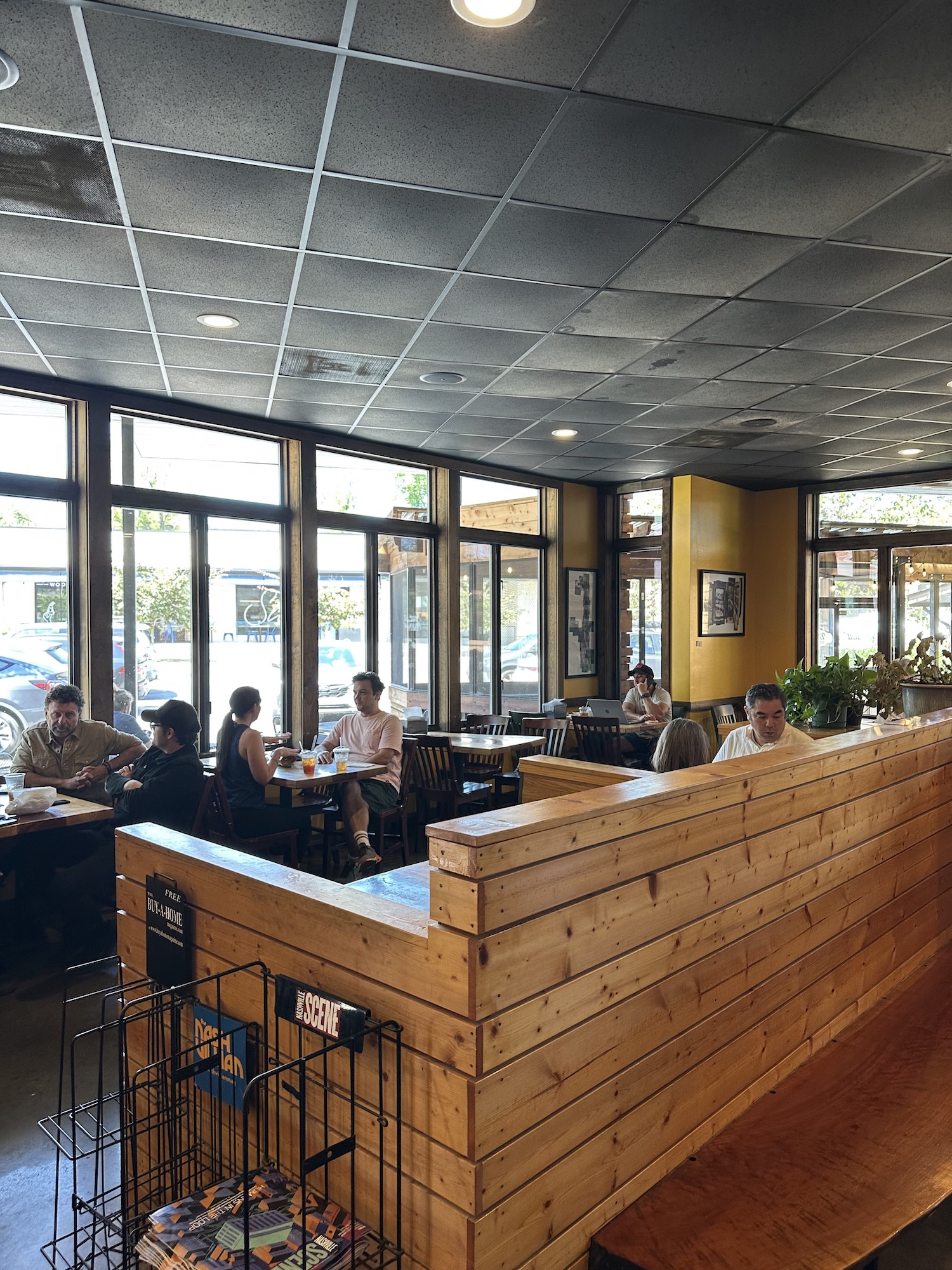 Mitchell Deli's interior dining area