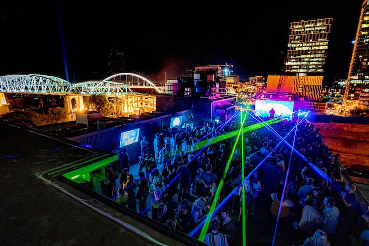 The rooftop at Nashville Underground