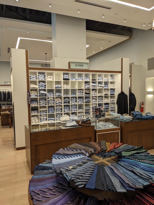 The ladies section at Oak Hall