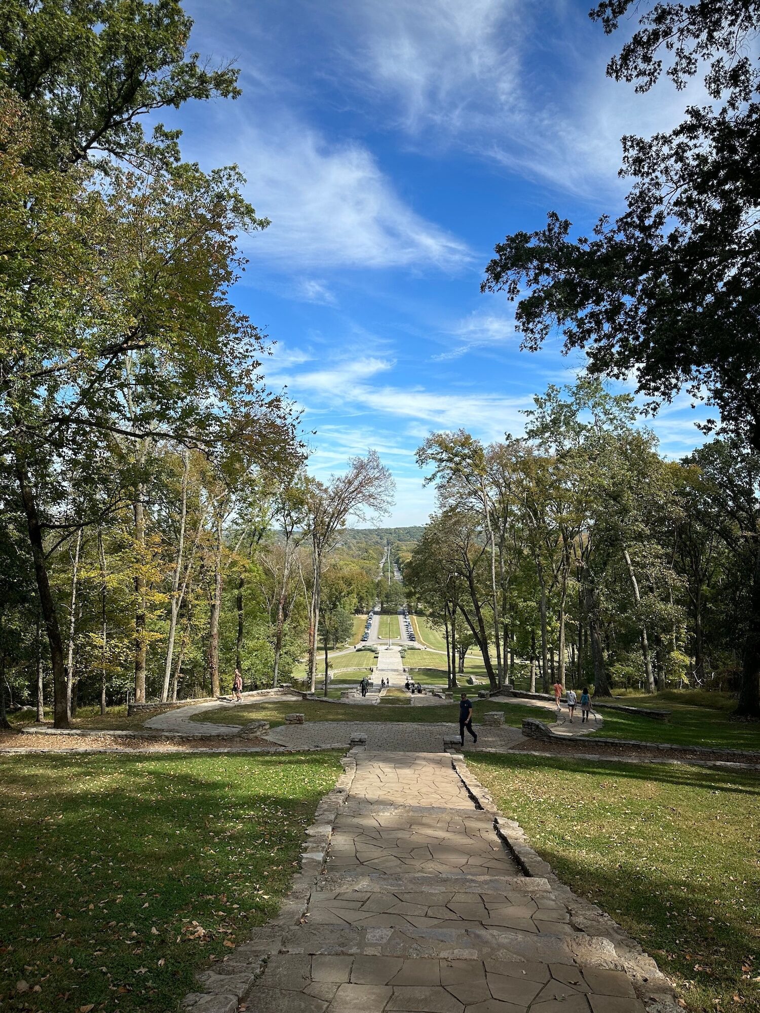 Stairs view at Percy Warner Park