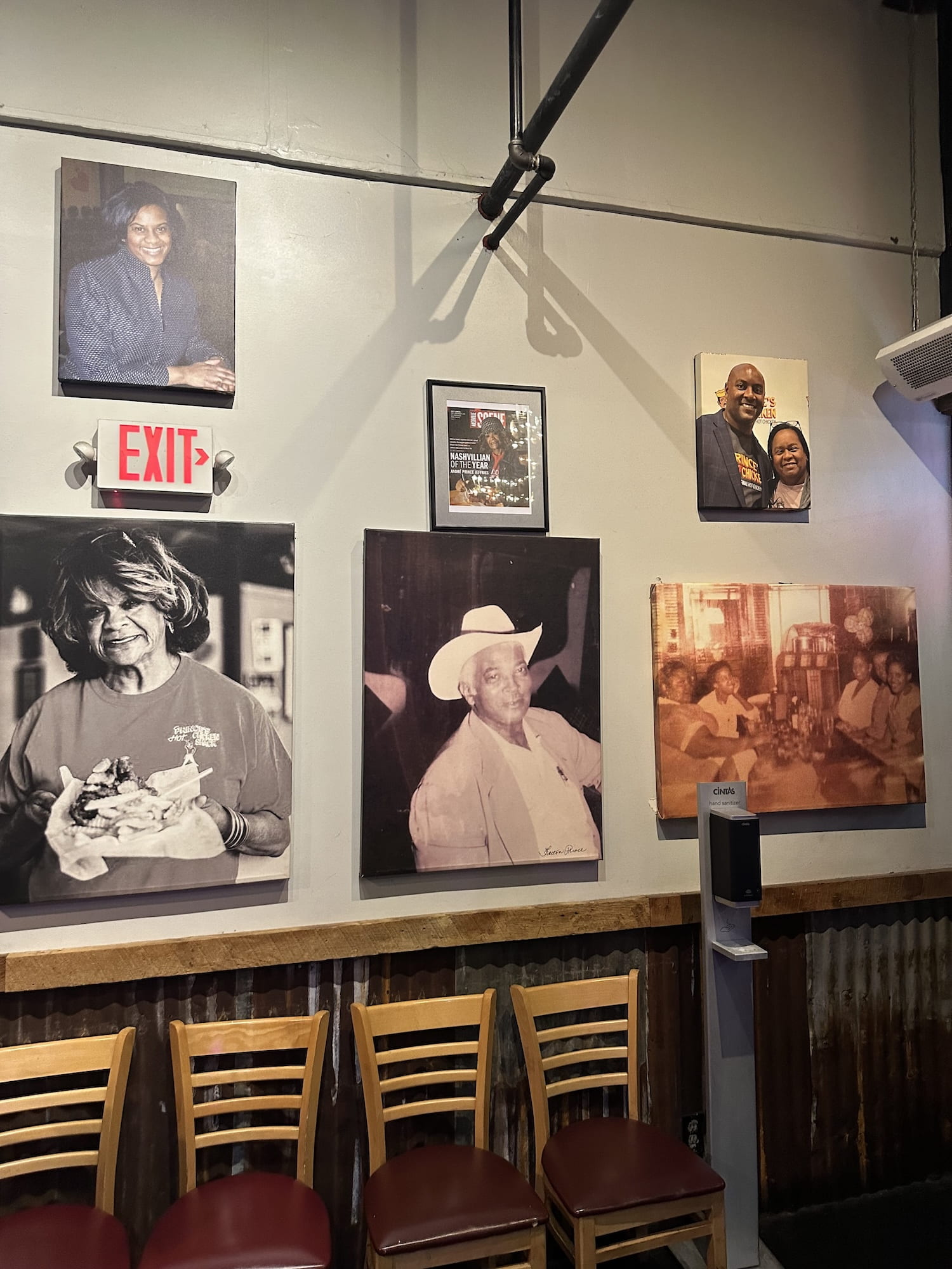 Prince's photo wall
