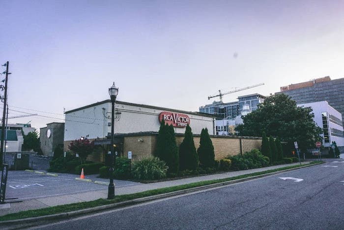 Outside RCA Studio B on Music Row