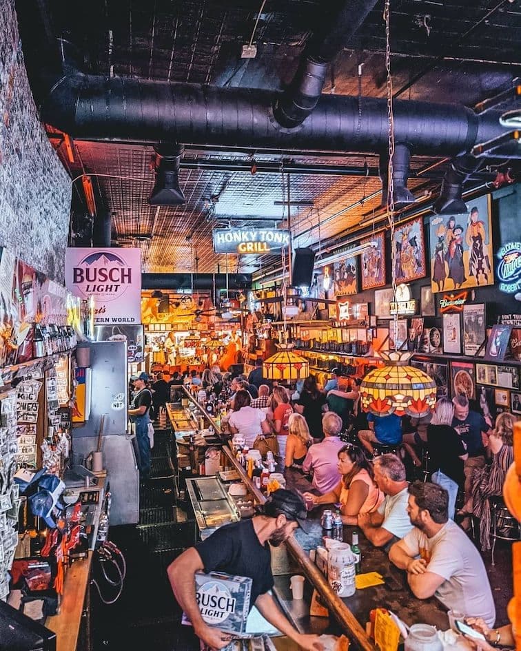 Robert's Western World's Interior view from the back