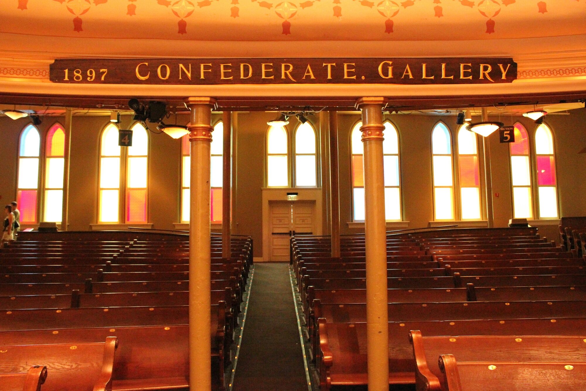 Ryman Confederate Gallery sign