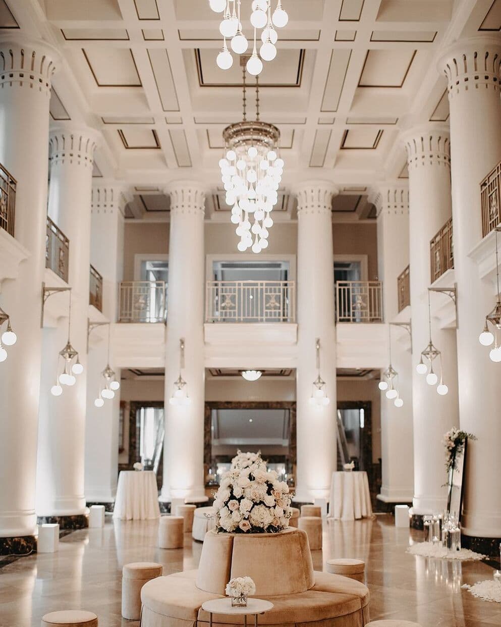 Schermerhorn flowers and lights