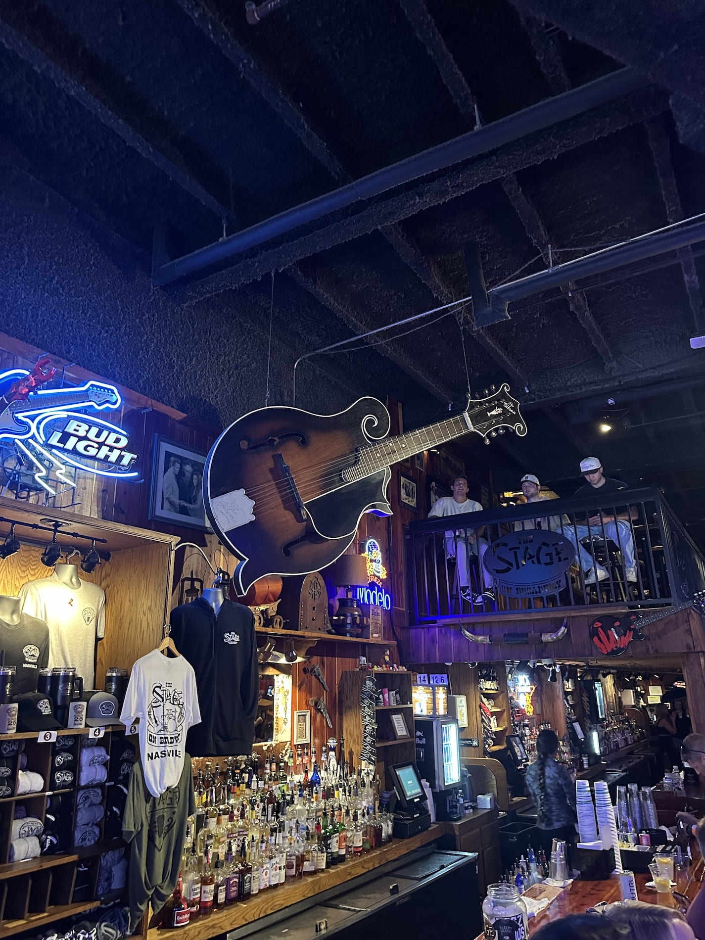 Huge mandolin at The Stage in Nashville