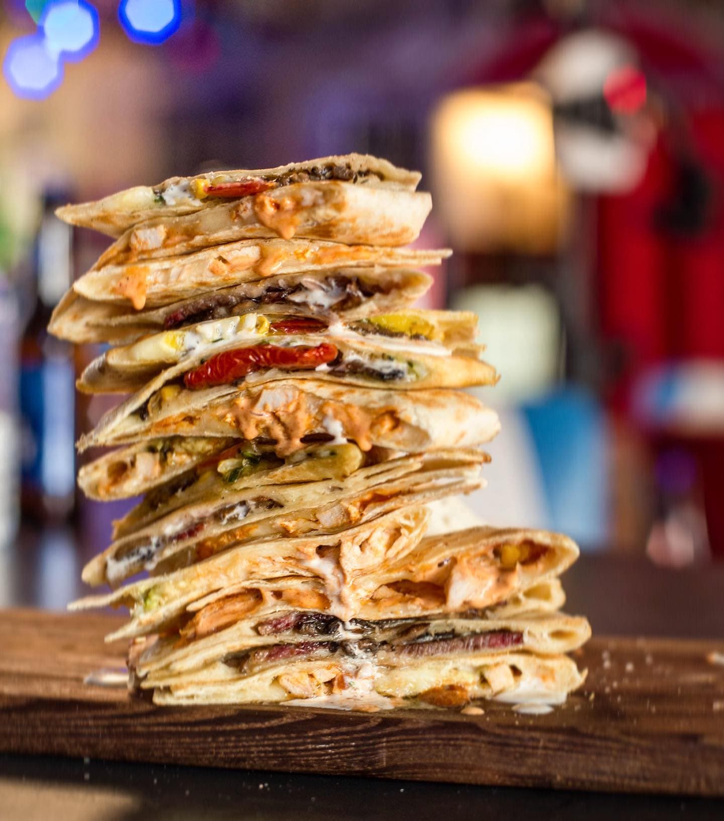 Quesadillas at Tin Roof