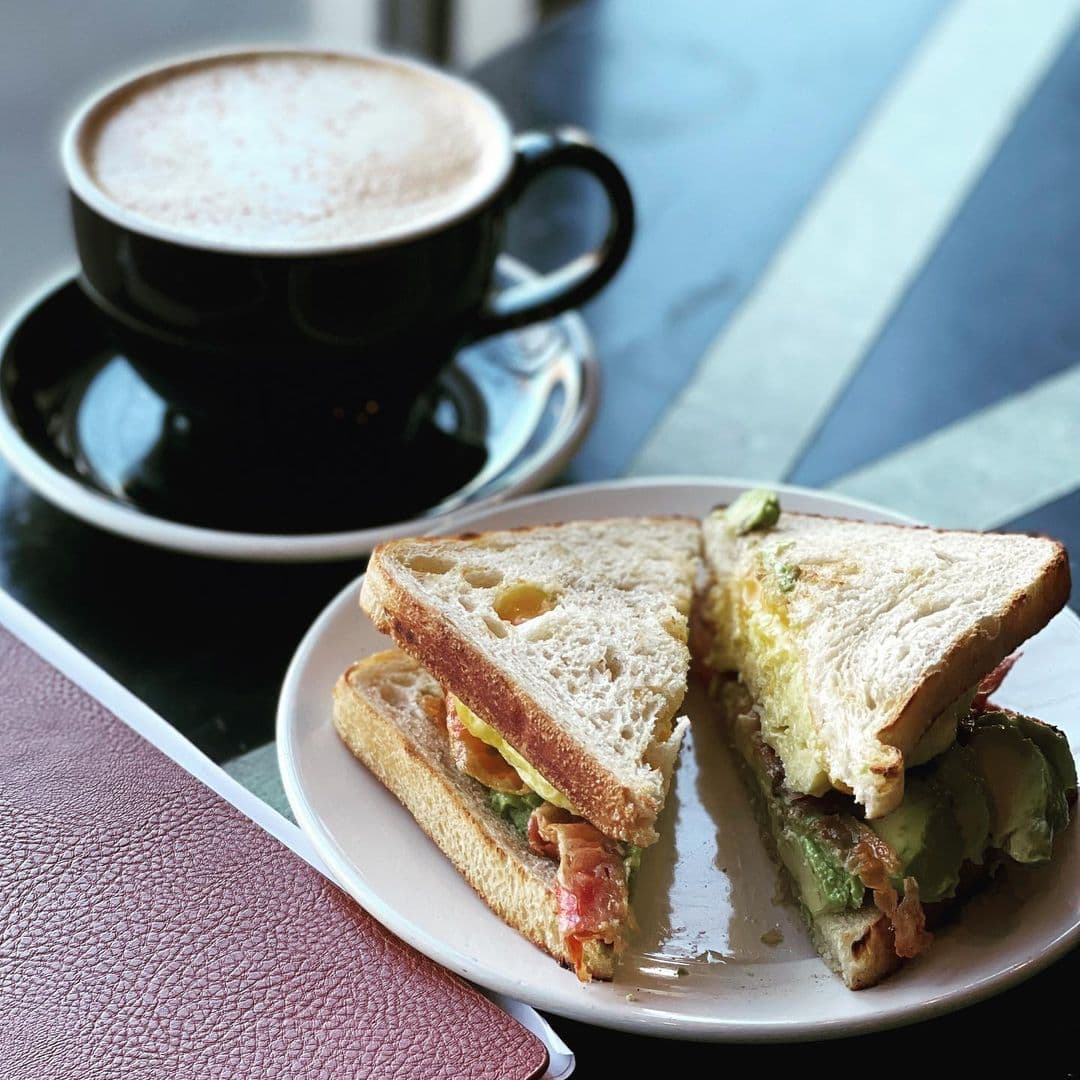 A beautiful industrial coffee shop